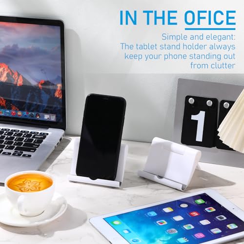 Wenqik 36 Pcs Cell Phone Stands Foldable Tablet, Black and White - color: Black and White