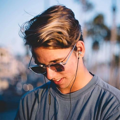 1MORE Triple Driver in-Ear Earphones Hi-Res Headphones with High Resolution, Bass Driven Sound, MEMS Mic, in-Line Remote, High Fidelity for Smartphones/PC/Tablet - Silver - color: Silver