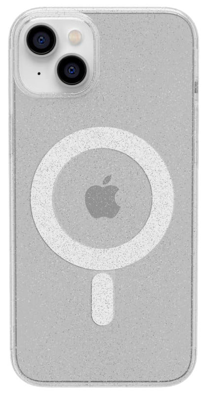 Casely iPhone 14 Plus Case | Clear Skies | Clear Shimmer | Compatible with MagSafe | Classic Ultra Slim Design - color: Clear Skies | Clear Shimmer