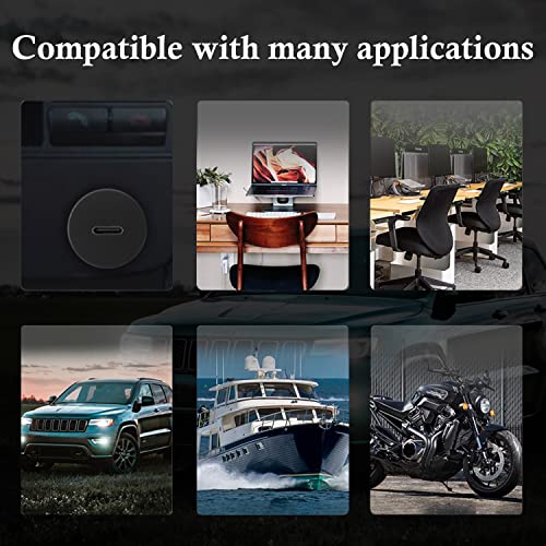 Small USB 3.0 Male to Type C 3.0 Female Car Flush Mount Cable USB C 3.0 Panel Mount Extension Cable for Car Truck Boat Motorcycle Dashboard 3ft