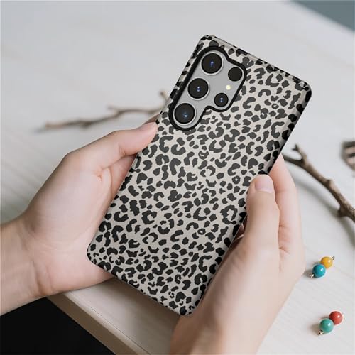 Case Compatible with Samsung Galaxy S25 Ultra, Hybrid 2-Layer Hard Shell Protection Case, Shockproof Protective Tough Phone Cover, Animal Leopard Print - color: Animal Leopard Print, size: Samsung Galaxy S25 Ultra
