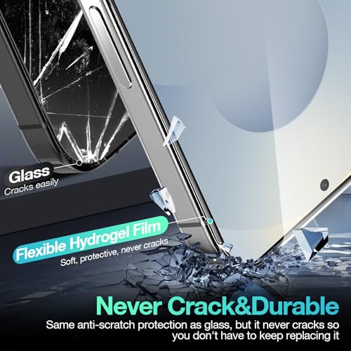 4 Pack for Samsung Galaxy S25 Edge Screen Protector, Flexible Film Screen Protector for S25 Edge, Easy Installation, Auto-Repair (NOT GLASS)