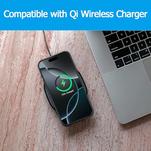 Battery Case for iPhone 16 Pro, 10000mAh Portable Protective Charging Case with Wireless Charging Compatible with iPhone 16 Pro (6.3 inch) Rechargeable Battery Pack Charger Case with Carplay (Black) - size: iPhone 16 Pro