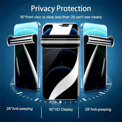 Hydrogel Privacy Screen Protector for iPhone 11 Pro Max/iPhone Xs Max [6.5 Inch] Anti Spy Soft TPU Protective Film, 2 Pack (Not Tempered Glass) - size: Privacy iPhone 11 Pro Max / iPhone Xs Max