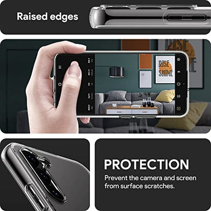 for Samsung Galaxy S23 Plus Case, Ultra [Slim Thin] Flexible TPU Scratch Resistant Gel Rubber Soft Silicone Protective Clear Case Cover for Galaxy S23 Plus (Clear) - size: S23 Plus