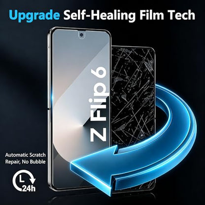 2 Pack for Samsung Galaxy Z Flip 6 / Z Flip 7 FE Screen Protector - size: 6.70 inch