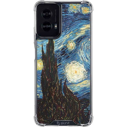 Skinit Clear Phone Case Compatible with Moto G Power 5G (2024) - Officially Licensed Van Gogh - The Starry Night by Van Gogh Design