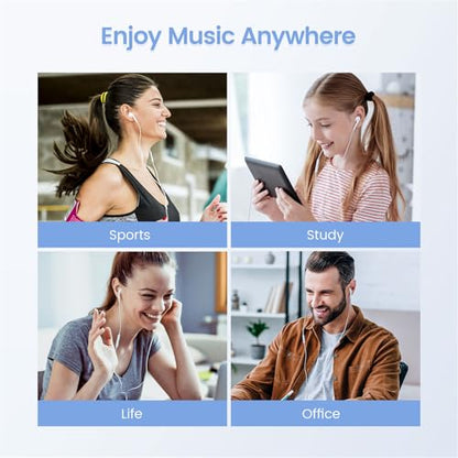 2 Pack USB C Headphones for iPhone 17/16/15, iPad, Mac for Most USB C Jack
