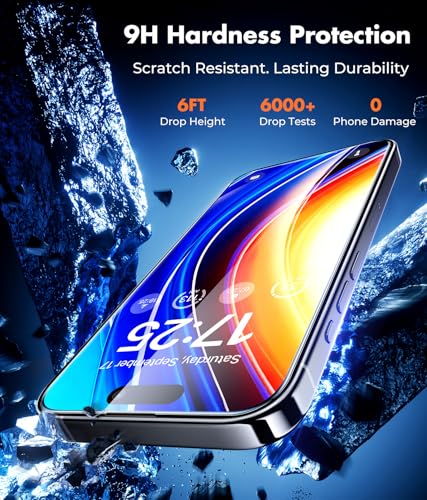 UNBREAKcable 2-Pack Screen Protector for iPhone 14 Pro Tempered Glass - size: iPhone 14 Pro