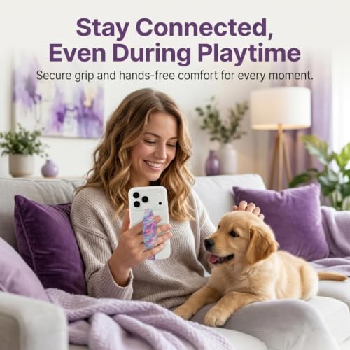 Switchbands Animal Phone Grip Strap 2 Pack – Reversible Elastic Strap, Adhesive-Free No Damage, Ergonomic Hand Support, Drop Protection, Wireless Charging Compatible, Universal – Michaelangelo - color: Michaelangelo, size: Pack of 2