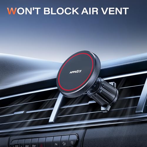 APPS2Car for MagSafe Car Mount for Air Vent [2 Pack] Magnetic Phone Holder - color: Magsafe 2-Pack