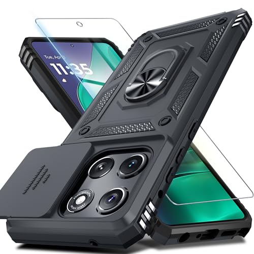 for Moto G Stylus 5G 2026/2025 Case Built in Slide Camera Cover - color: Black, size: Moto G Stylus 5G 2026/2025