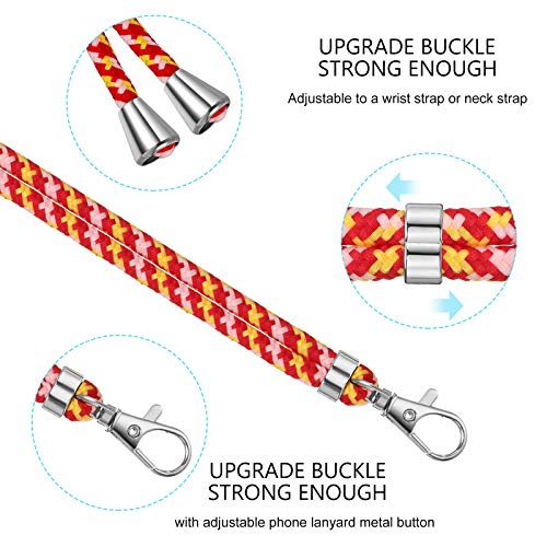 Weewooday 4 Pcs Phone Lanyard Crossbody Phone Strap, Colorful - color: Colorful