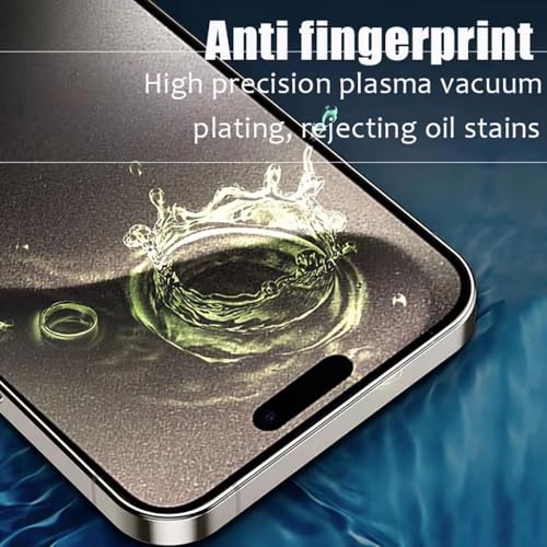 [2 Pack] Hydrogel Flexible Screen Protector for iPhone 16 Pro, Upgraded Non-breakable HD Clarity Soft TPU Protective Film [Anti-Scratch] [Bubble Free] (Not Glass)