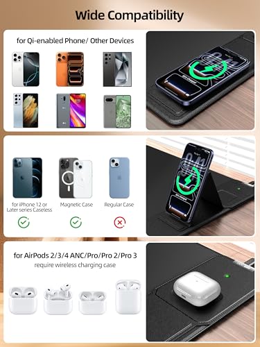 Mouse Pad with Magnetic Wireless Charger & Adjustable Phone Stand - color: Black-Magnetic Stand-31.5"x15.8"-Right