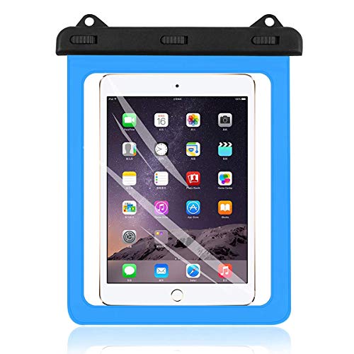 AICase Universal iPad Waterproof, Dry Bag Pouch for iPad Pro 10.5, New iPad 9.7 2017/2018, iPad Pro 9.7, iPad Air/Air 2, Tablets up to 11.5 Inch (Blue) - color: Blue for tablets up to 11.5 inch