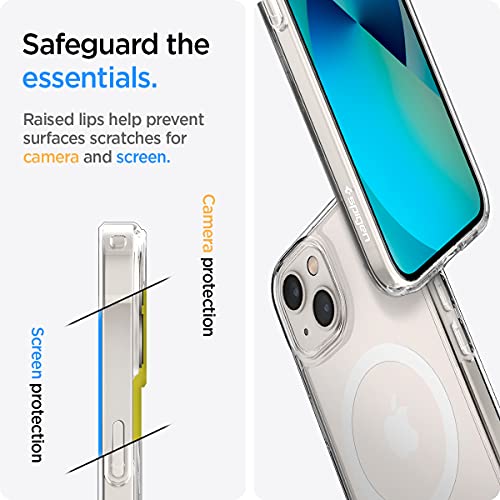 Spigen for iPhone 13 Mini Case, Ultra Hybrid MagFit [Anti-Yellowing] [Compatible with Magsafe] - Clear - color: Clear, size: iPhone 13 Mini