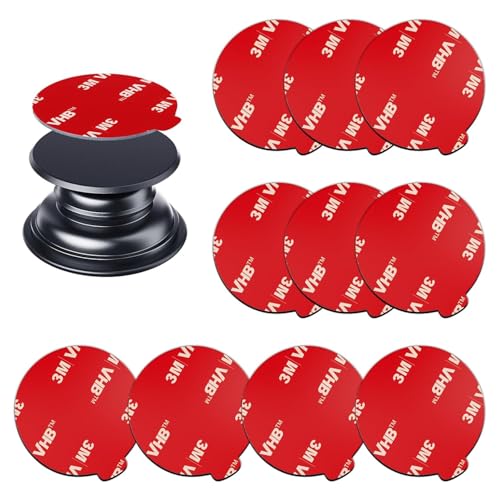 APPS2Car 10 Pack 3M VHB Double Sided Adhesive Pads 1.38 Inches (35mm) - size: Round - 1.38"