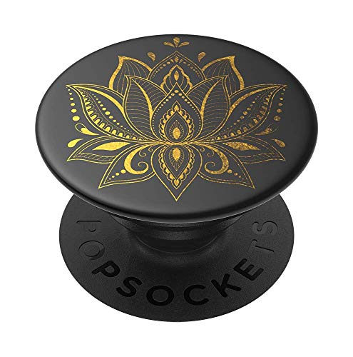PopSockets Adhesive Phone Grip, Holder- Golden Prana Black - color: Black Prana, style: Adhesive