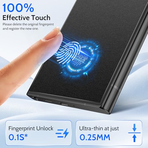 Fotbor [Ultra-Shield 26° True Privacy Screen Protector for Samsung Galaxy S24 Ultra (2-Pack), Ultrasonic Fingerprint Compatible, 9H+ Elite Matte AG Etched Glass, [Installation Master Kit] - size: Samsung Galaxy S24 Ultra-6.9 inch