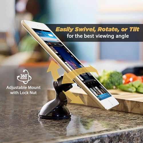 Scosche MWPDB MagicMount Pro Magnetic Car Phone Holder - Strong Magnet Mount for iPhone and Android - Secure Magnetic Mount for Car Window/Dash - Universal 360° Adjustable Mobile Cell Holder - size: 1 Pack, style: Window / Dash Suction