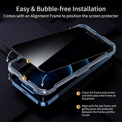 UNBREAKcable Privacy Screen Protector for iPhone 12/12 Pro, 2-Pack - size: iPhone 12/12 Pro