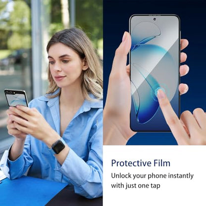 3 Pack for Samsung Galaxy Z Flip7 FE Privacy Screen Protectors - size: 3 Pack Privacy Films for Galaxy Z Flip7 FE