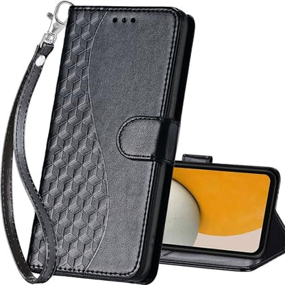 for Samsung Galaxy A15 5G Wallet case, Black | 3 Card Holders, Kickstand, Shockproof TPU Shell, PU Leather, Magnetic Closure, Protective Flip Folio Cover, Women - color: 3