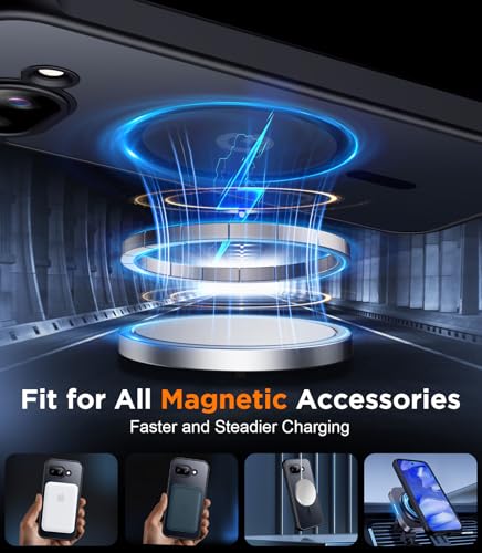 SPIDERCASE Magnetic for Google Pixel 9A Case, Black - color: Black, size: Pixel 9A