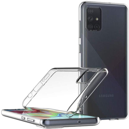 MaiJin Case for Samsung Galaxy A71 5G (6.7 inch) Soft TPU Rubber Gel Bumper Transparent Back Cover