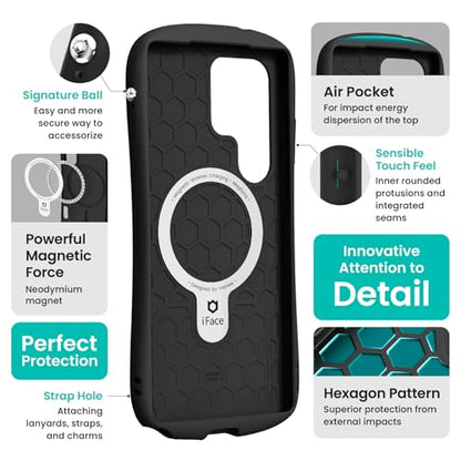 iFace Case Compatible with Samsung Galaxy S25+ [First Class] – Cute Shockproof Dual Layer [Hard Shell with Bumper] Heavy Duty Protective Magnetic Cell Phone Cases [Drop Tested] - Black - color: Black, size: For S25 Plus