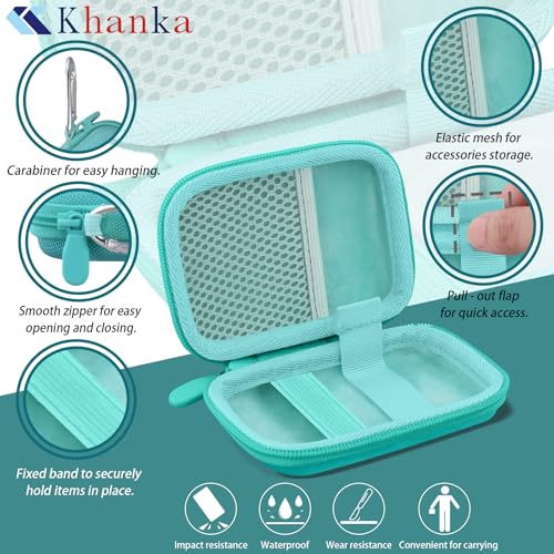 khanka Hard Case for Anker A1665/A1664 Slim Magnetic Charger,Green - color: Green