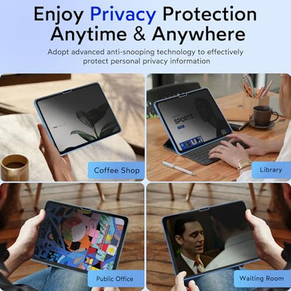 MOBDIK Privacy Screen Protector for iPad A16 11th 2025 & iPad 10th Gen 2022 - size: iPad 10th/11th Generation