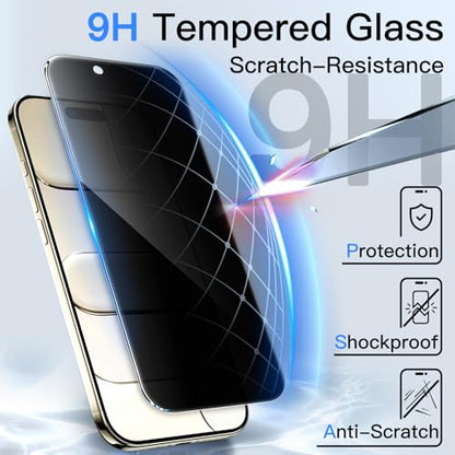 JETech Privacy Screen Protector for iPhone Air, 2-Pack - size: iPhone Air