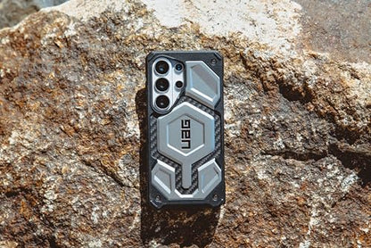 URBAN ARMOR GEAR UAG for Samsung Galaxy S26 Ultra Case 6.9" Monarch Pro - Magnetic Charging Compatible Rugged Military Drop Tested Protective Cover, Titanium - color: Monarch Pro - Titanium