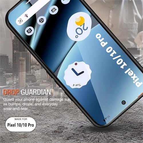 Battery Case for Google Pixel 10/10 Pro,10000mAh Portable Protective Charging Case with Wireless Charging Compatible for Google Pixel 10/10 Pro (6.3inch) Battery Pack Charger Case with Carplay (Black) - size: Google Pixel 10/10 Pro-10000mAh