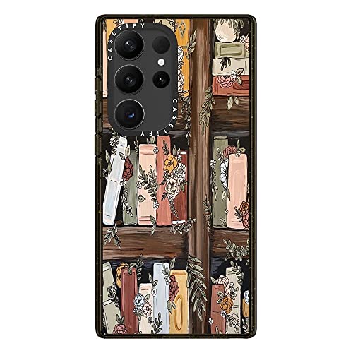 CASETiFY for Galaxy S23 Ultra Case - Impact | 8.2 ft. Drop Protection | Bookshelf Garden by KT's Canvases | Black - color: Bookshelf Garden, size: Galaxy S23 Ultra (6.8")