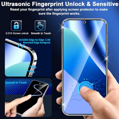 letosan 3 Pack for Google Pixel 10a Screen Protector Tempered Glass + 2 Pack Camera Lens Protector, Military Grade Shatterproof, 9H Hardness, Fingerprint Unlock,Case Friendly 6.3 Inch - size: Pixel 10A-6.3 Inch