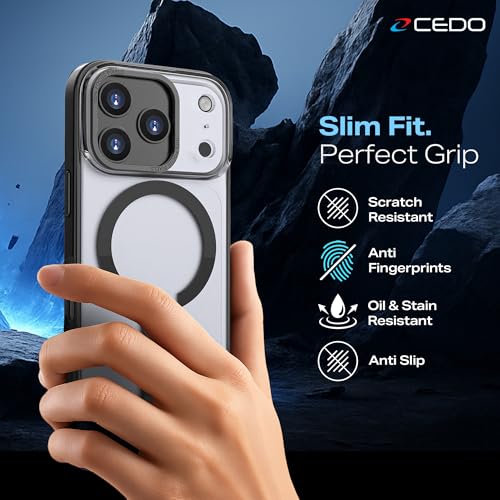 CEDO Magnetic Kickstand Case for iPhone 17 Pro, MagSafe Compatible Black - size: iPhone 17 Pro
