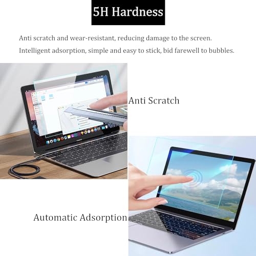 2 Pack Anti Blue Light(Matte) Screen Protector for 14" Laptop, HP Pavilion/Chromebook 14, Dell Inspiron/Latitude 14, ASUS Vivobook 14, Lenovo Ideapad/Thinkpad 14, Blue Light Blocking & Anti Glare