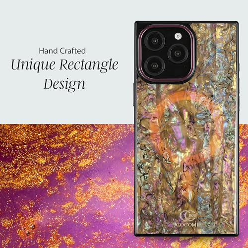 COCOMII Rectangle for iPhone 13 Pro Case, Eclipse Abalone Shell | Compatible with MagSafe Wireless Charging, Shockproof 10ft Drop Protection, Camera & Screen Protection, Premium Glossy Finish - color: Eclipse Abalone Shell, size: iPhone 13 Pro (6.1")