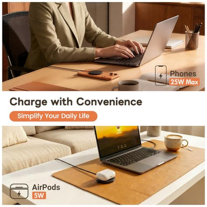 MagSafe 25W Magnetic Wireless Charger Fast Charging Pad for iPhone - color: Black