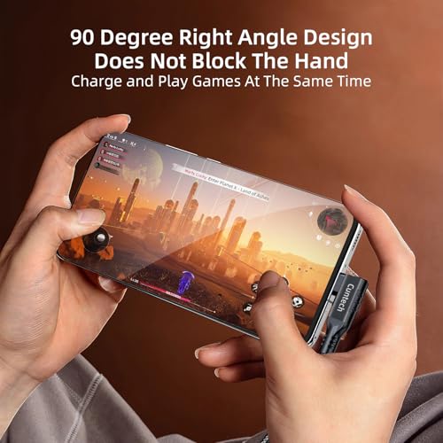 USB C Cable 3.3ft 2-Pack, USB C 90 Degree Right Angle Cable - color: Black, size: 3.3FT+3.3FT, style: Right Angle