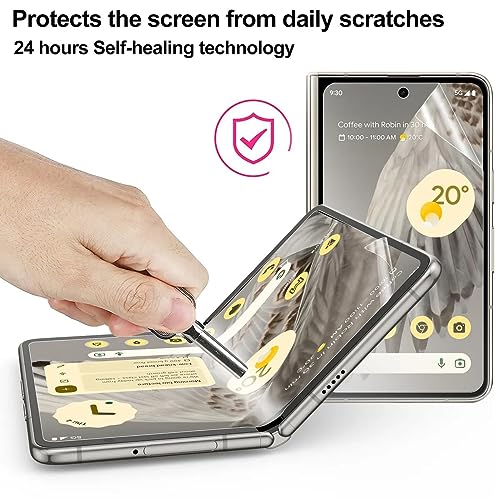 2Pack Ultra-Thin Hydrogel Screen Protector For Google Pixel 10 Pro Fold - color: Google Pixel 10 Pro Fold