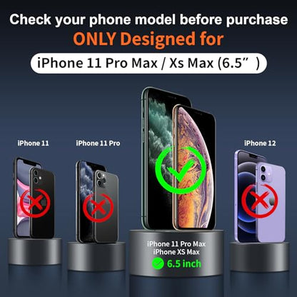 [3 Pack] for iPhone 11 Pro Max/Xs Max Privacy Screen Protector - size: iPhone 11 Pro Max/Xs Max