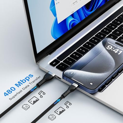 USB C Cable (2FT, 20 Pack), USB A to USB Cord, 3A Fast Charging, Braided - size: 2FT, style: 20-Pack