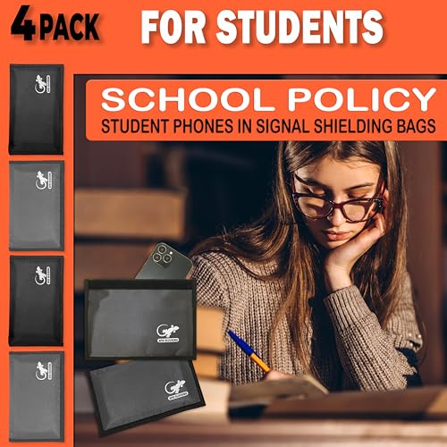 Faraday Bag Anti-Tracking GPS RFID Car Key Signal Blocker Wallet Shielding Pouch Protective Case for Cell Phone Car Key FOB, Data Privacy, Electronic Device Security (2 PACK - BLACK AND GRAY) - color: 2 PACK - BLACK AND GRAY