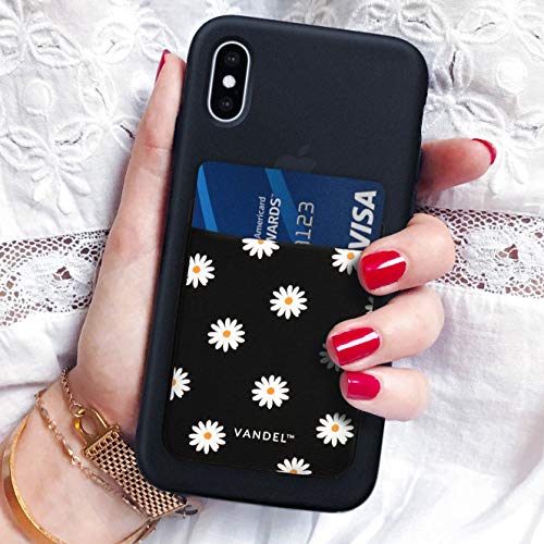 Vandel Pocket – Designer Stick-On Fabric Phone Wallet for Women and Men, Cute Credit Card Holder for Back of Phone and iPhone Case, Stretchy Fabric Adhesive Sleeve for All iPhones and Androids | Stylish Credit Card Holder for Phone Case, Stick On Back of