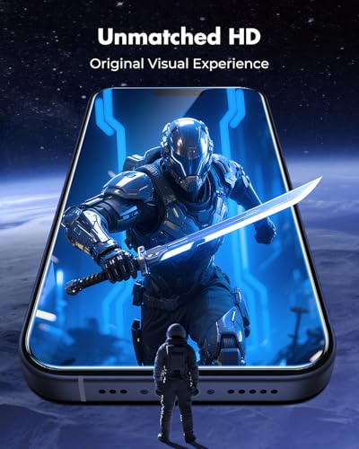 UNBREAKcable 4-Pack iPhone 17 Pro Screen Protector, 9H Hardness | 9H tempered glass | 99.99% HD clarity | Double Shatterproof|alignment frame easy install | case-friendly - size: iPhone 17 Pro