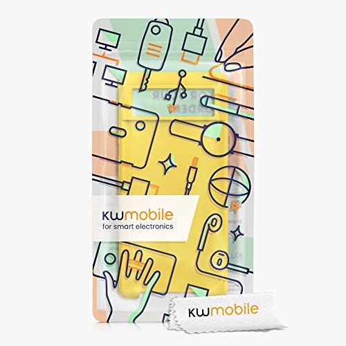 kwmobile Case Compatible with Google Pixel 6 Case - TPU Silicone Phone Cover with Soft Finish - Radiant Yellow - color: Radiant Yellow, size: Pixel 6